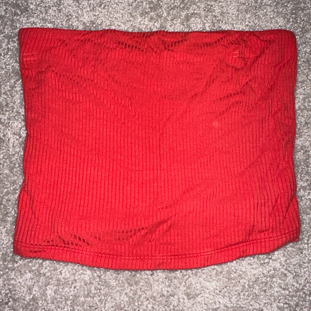 American Eagle Red Tube Top